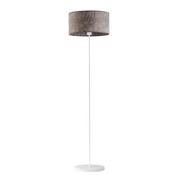 Lampy stojące - Lampa podłogowa stojąca, Werona, 40x156 cm, klosz szary melanż - miniaturka - grafika 1
