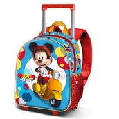 Plecaki - Disney Skuter z Myszką Miki, mały plecak 3D z kółkami, niebieski, 26 x 34 cm, pojemność 7 l, Niebieska Myszka Miki, Jeden rozmiar, Mały plecak 3D z kółkami - miniaturka - grafika 1