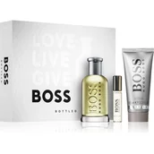 Zestawy perfum męskich - HUGO BOSS Boss Bottled zestaw EDT 100 ml + żel pod prysznic 100 ml + EDT 10 ml dla mężczyzn - miniaturka - grafika 1