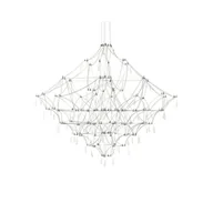 Lampy sufitowe - KingHome Lampa wisząca CONSTELATION 100 - LED, stal szczotkowana KH.13546 - miniaturka - grafika 1