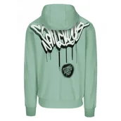 Odzież taktyczna i umundurowanie - Pitbull bluza z kapturem PITBULL Tricot Terry 280 Graffitti '25 - Jasnomiętowa L - miniaturka - grafika 1