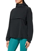 Kurtki damskie - Nike Damska kurtka W Nk Df Run Dvn Po Pckbl JKT, Black/Bright Crimson/Black, L - miniaturka - grafika 1