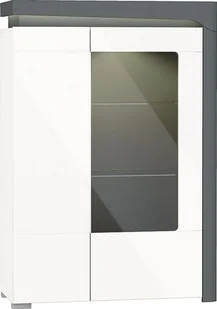 Restol Meble Witryna Thea White WHW-2P - Witryny - miniaturka - grafika 1