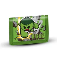 Portfele - Hulk Greenmass-portfel na rzepy, zielony, 21,5 x 9 cm, ZIELONY, Portfel na rzepy Greenmass - miniaturka - grafika 1