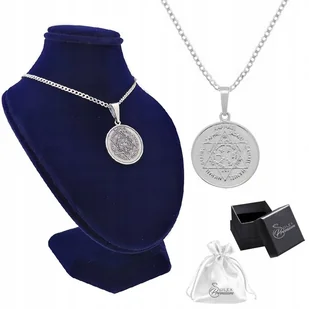 Naszyjnik srebrny 925 Siedmiu Archaniołów Talizman 7 Archaniołów 40 cm - Naszyjniki - miniaturka - grafika 1