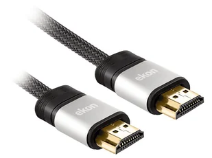 Kabel EKON HDMI-HDMI HDMI 2.1 High Resolution 8K Ultra HD 5m - Kable - miniaturka - grafika 1