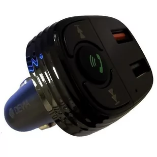 Devia Devia transmiter FM Smart czarny MP3 2USB QC 3.0 + 1,5A - Transmitery FM - miniaturka - grafika 2