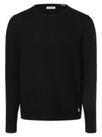 Swetry męskie - Jack & Jones Sweter męski Mężczyźni Bawełna niebieski jednolity, M - miniaturka - grafika 1