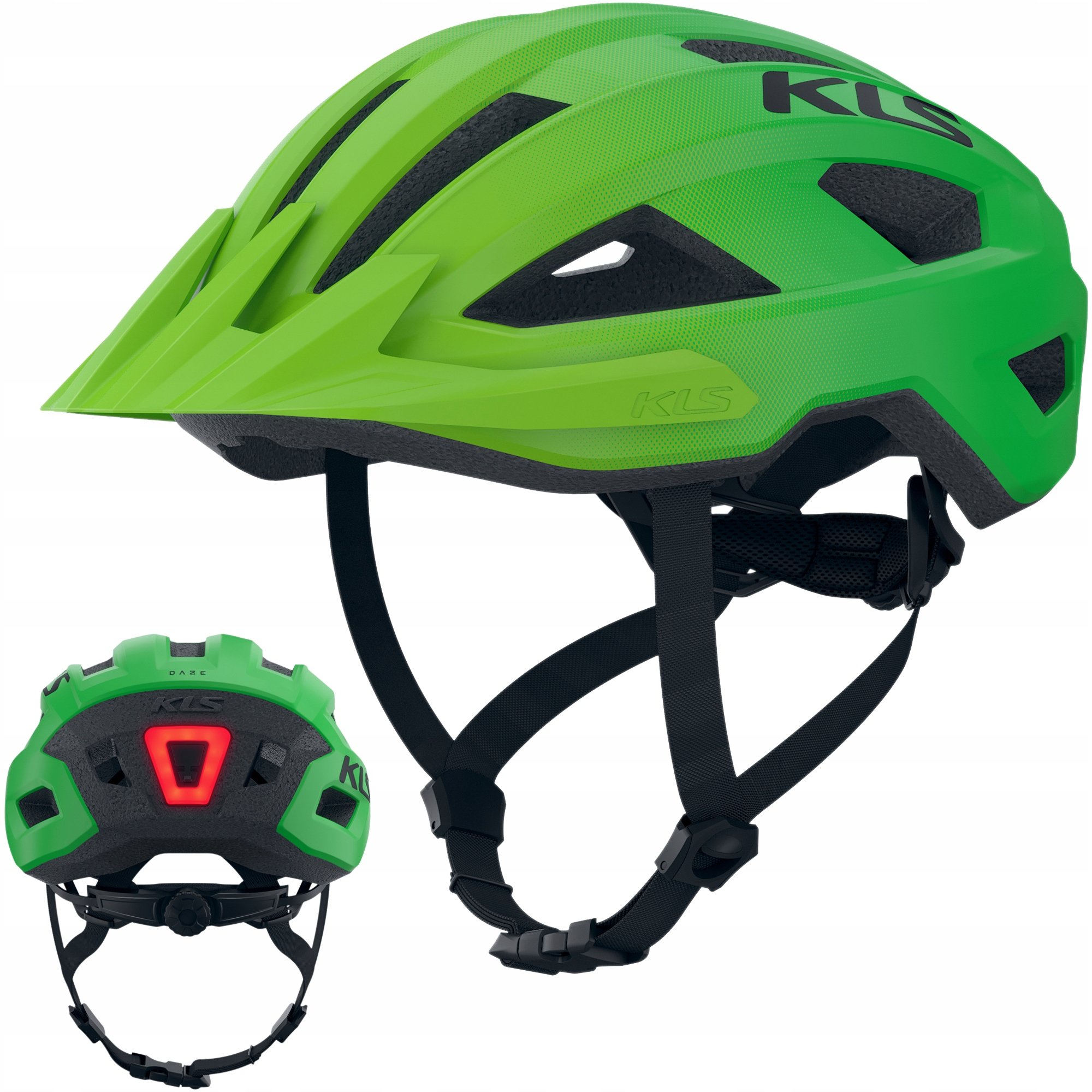 Kask Rowerowy Kellys Daze Lumio Regulowany S/m Otwory Wentylacyjne Lampka