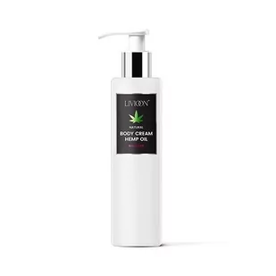 Macadamia Livioon Livioon Body Cream Hemp Oil krem do ciała z olejem konopnym i masłem Rhubarb 200ml - Balsamy i kremy do ciała - miniaturka - grafika 1