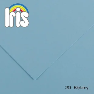 . Karton Iris 70x100 240g.błękitny 20 200040459 - Szkolne artykuły papiernicze - miniaturka - grafika 1