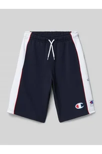 Bermudy o kroju regular fit z nadrukiem z logo - Champion - Spodnie sportowe damskie - miniaturka - grafika 1