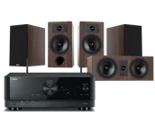 Kino domowe - Yamaha RX-V4A (czarny) + Tesi 3 + 3 + 7 (mokka) - miniaturka - grafika 1