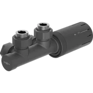 Zawory i kraniki - Mexen G05 zestaw termostatyczny kątowy, Duplex, DN50, antracyt - W907-958-66 - miniaturka - grafika 1