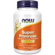 Suplementy naturalne - Now Foods Super Primrose 1300 mg - 60 kapsułek - miniaturka - grafika 1