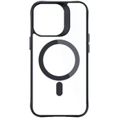 Etui i futerały do telefonów - Etui 3MK Satin Armor MagCase do Apple iPhone 14 Pro Max Przezroczysto-czarny - miniaturka - grafika 1