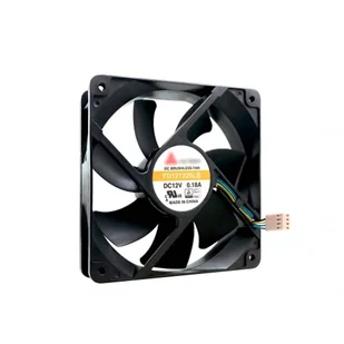 QNAP FAN-12CM-T01 system chłodzenia komputerów Uniwersalne Wentylator Czarny - Tuning komputera - akcesoria - miniaturka - grafika 1