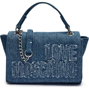 Love Moschino Jeansowa torebka na ramię - Torebki damskie - miniaturka - grafika 1
