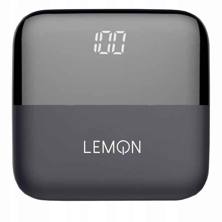MINI POWER BANK LEMON LEKKI KIESZONKOWY USB-C PD SZYBKIE ŁADOWANIE