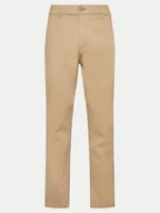 Spodnie męskie - INDICODE Chinosy Kellen 60-336 Beżowy Slim Fit - miniaturka - grafika 1