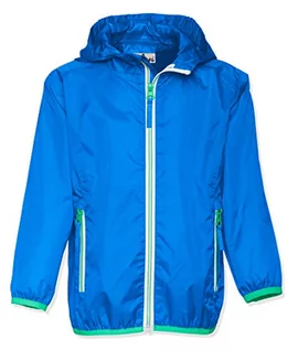 Kurtki i płaszcze dla chłopców - Playshoes Dziecięca składana kurtka funkcyjna, kurtka przeciwdeszczowa, niebieski, 104 - grafika 1