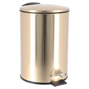 Kosz na śmieci 3L Andres Gold - Kosze na śmieci - miniaturka - grafika 1