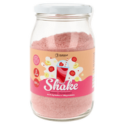 Soki i napoje niegazowane - Mieszanka na shake wysokobiałkowy banan truskawka 325g (5 porcji) - miniaturka - grafika 1