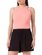 Spodenki damskie - VERO MODA Damskie szorty VMBUMPY WVN Noos, czarne, L, czarny, L - miniaturka - grafika 1
