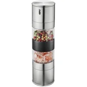 Młynki do soli i pieprzu - Gefu Młynek do soli i pieprzu LAMOLA podwójny 34638g - miniaturka - grafika 1