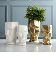 Donice - Donica ,donicza,osłonka ,wazonik głowa duża - miniaturka - grafika 1