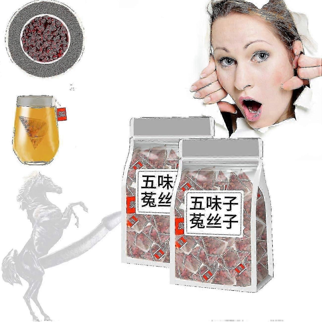 Herbata z jagodami goji o pięciu smakach, herbata do pielęgnacji wątroby i nerek, herbata dla mężczyzn Essentials do pielęgnacji nerek, herbata odż...