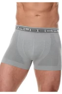 Majtki męskie - Bokserki męskie bawełniane classic Brubeck Comfort Cotton BX00501A szary - miniaturka - grafika 1