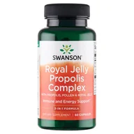Zdrowa żywność - Swanson Royal Jelly Propolis Complex, kapsułki 60 szt. - miniaturka - grafika 1