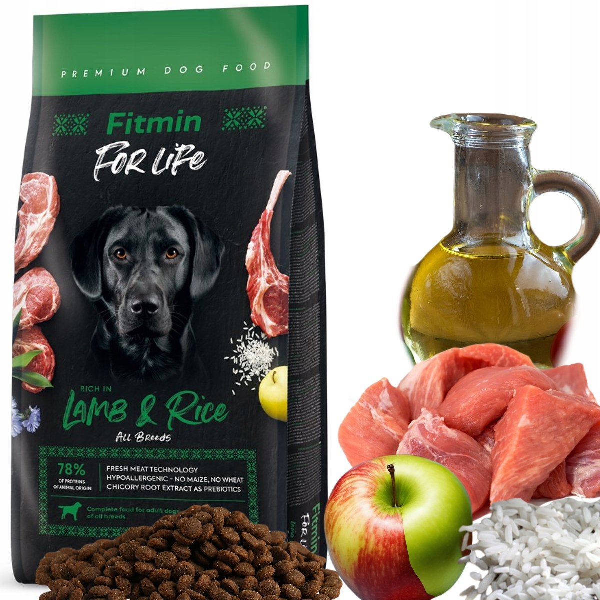 Fitmin Medium&Maxi Lamb & Rice 3 kg