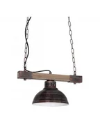 Lampy sufitowe - Luminex Lampa wisząca HAKON 1xE27/60W/230V patyna - miniaturka - grafika 1
