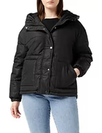 Kurtki damskie - Urban Classics Damska kurtka zimowa Boyfriend Ladies Oversized Hooded Puffer Jacket - miniaturka - grafika 1
