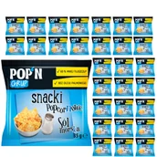 Popcorn - Sante POP'N CHRUP Popcornowe Sól mors 35g x 30 szt - miniaturka - grafika 1