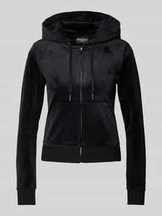 Bluza rozpinana z wyhaftowanym logo model ‘ROBERTSON’ - Bluzy damskie - miniaturka - grafika 1