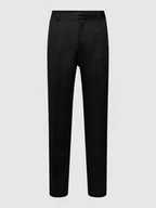 Spodnie męskie - Spodnie materiałowe o kroju slim fit w kant - miniaturka - grafika 1