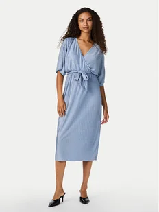 YAS Sukienka koktajlowa Otolinda 26026916 Niebieski Regular Fit - Sukienki - miniaturka - grafika 1