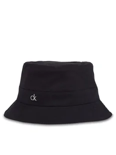 Calvin Klein Kapelusz Monogram Bucket K60K612913 Czarny - Czapki damskie - miniaturka - grafika 1