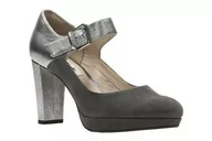 Półbuty damskie - Kendra Gaby [dark grey combi] - rozmiar 39 - miniaturka - grafika 1