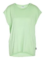 Koszulki i topy damskie - Noisy may Damski T-shirt Nmmathilde S/S Loose Long Top FWD Noos (8 sztuk), Quiet Green, S - miniaturka - grafika 1