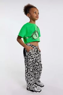 Koszulki dla dziewczynek - Marc Jacobs t-shirt dziecięcy kolor zielony - grafika 1