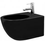 Akcesoria do armatury i ceramiki - Rea C9901 Bidet wisz$550cyCarlo Mini Black Mat - miniaturka - grafika 1