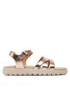 Buty dla dziewczynek - Geox Sandały J Sandal Soleima Gir J45GSA 000CF C7018 S Różowe złoto - miniaturka - grafika 1