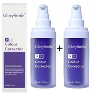 Pasty do zębów - GlorySmile, Pasta Do Zębów Wybielająca V34 Korektor Koloru, Fiolet, 2szt - miniaturka - grafika 1