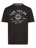 Koszulki męskie - Tom Tailor - T-shirt męski, szary - miniaturka - grafika 1