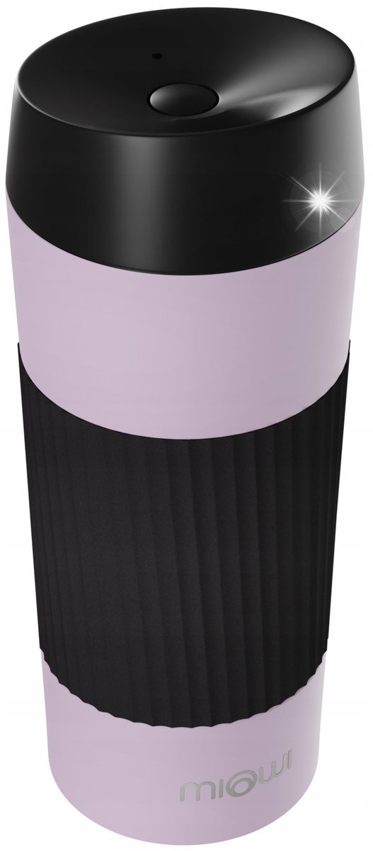 Termos Kubek termiczny na kawę herbatę stalowy Miowi 450 ml Różowy