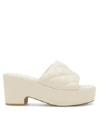 Klapki i japonki damskie - Badura Klapki WFA2667-1 Écru - miniaturka - grafika 1